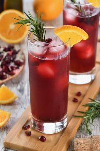 Pomegranate Champagne Punch