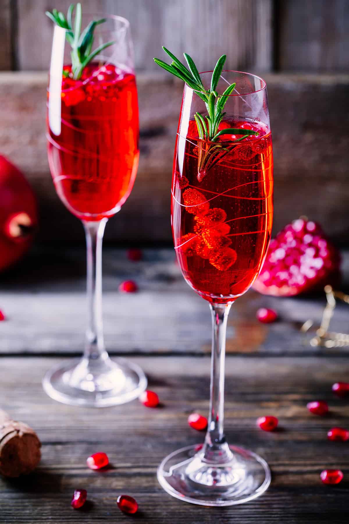 Pomegranate Champagne Punch