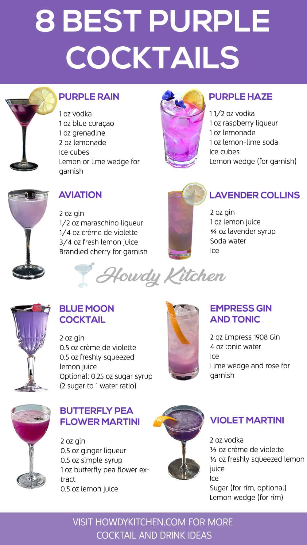 Purple Cocktails