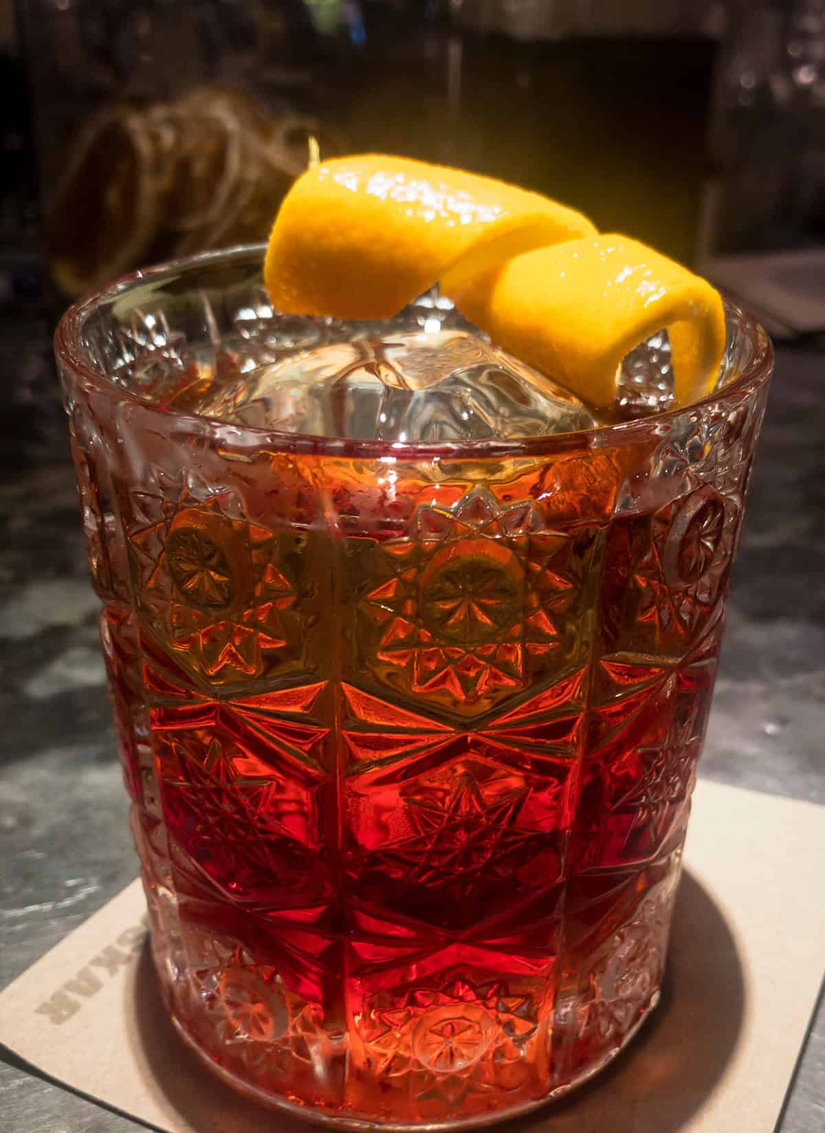 Smoky Tequila Negroni