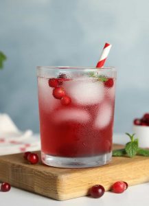 Sparkling Cranberry Vodka Punch