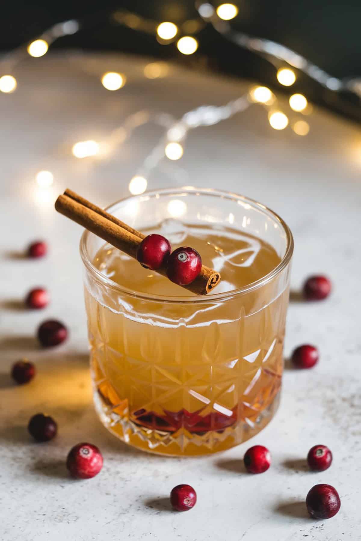 Apple Cider Bourbon Fizz