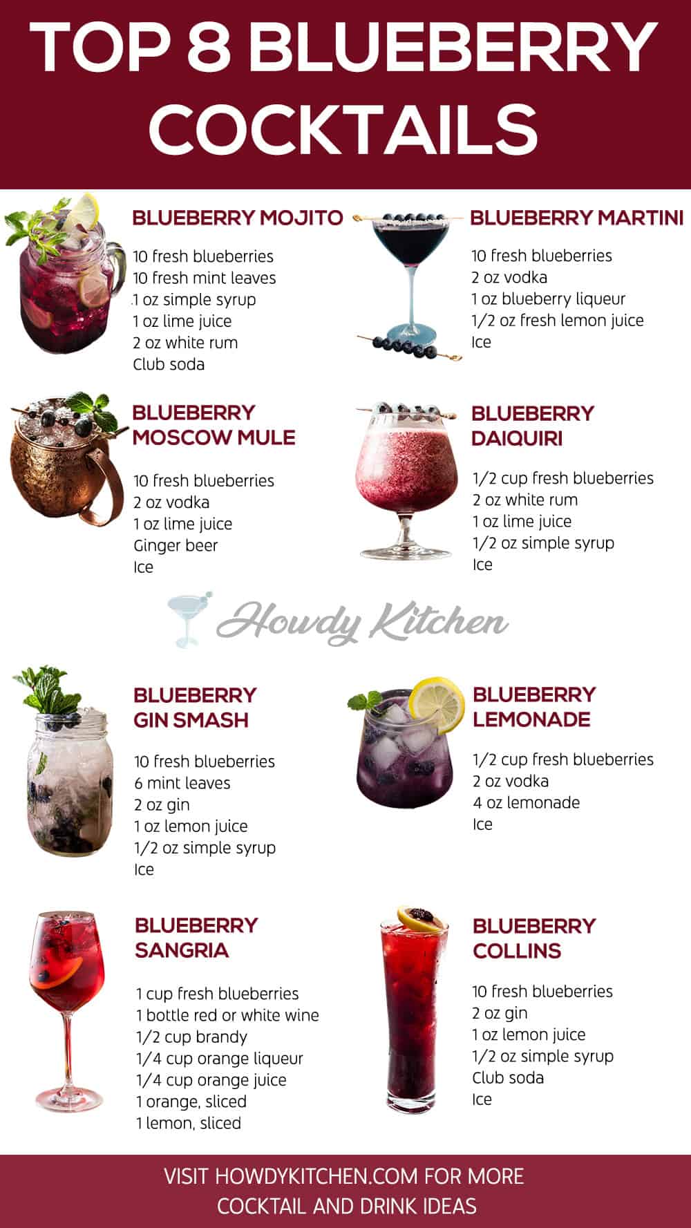 Blueberry Cocktails