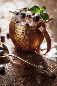 Blueberry Moscow Mule