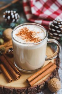 Bourbon Spiked Eggnog