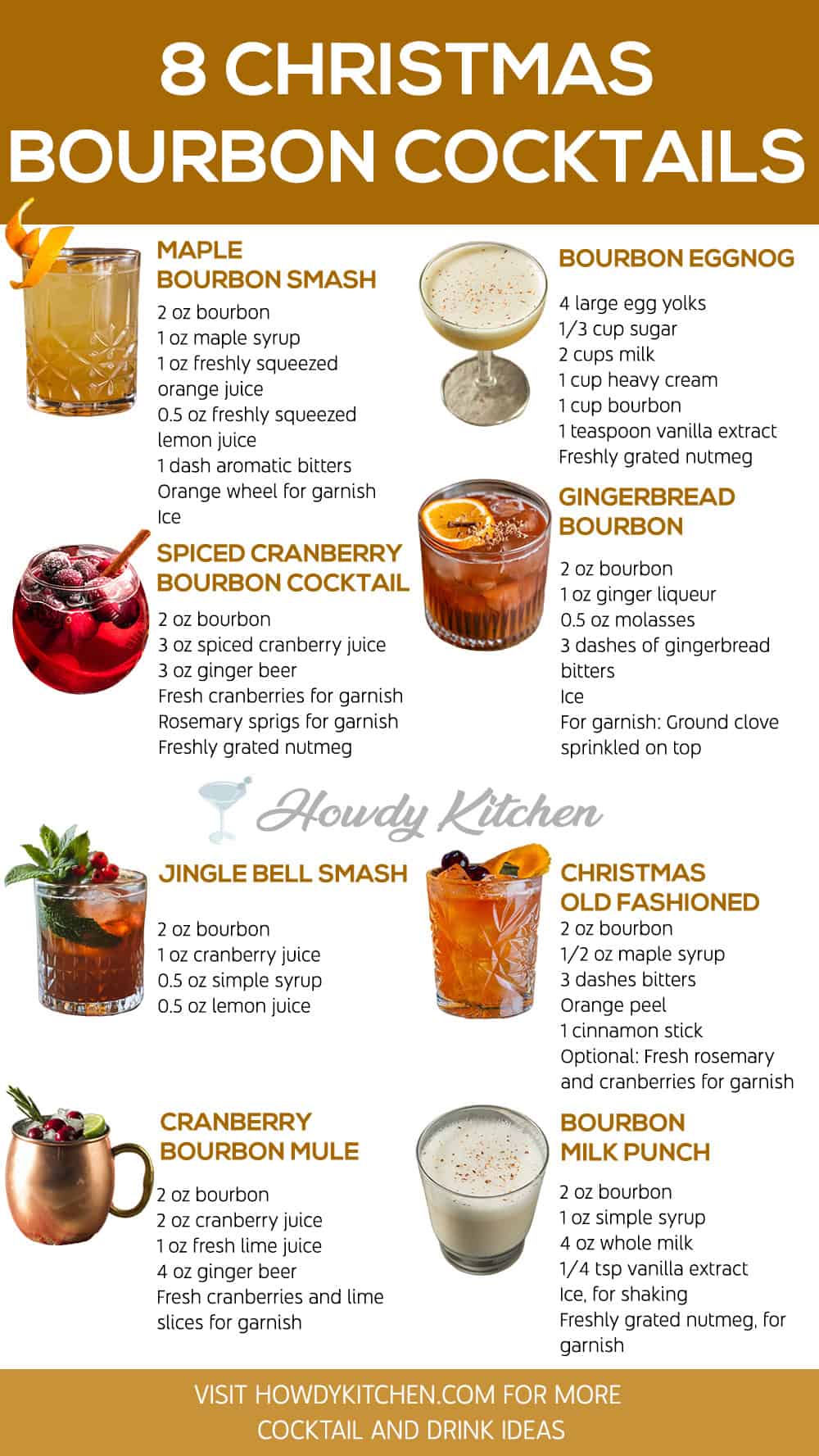 Christmas Bourbon Cocktails Recipes