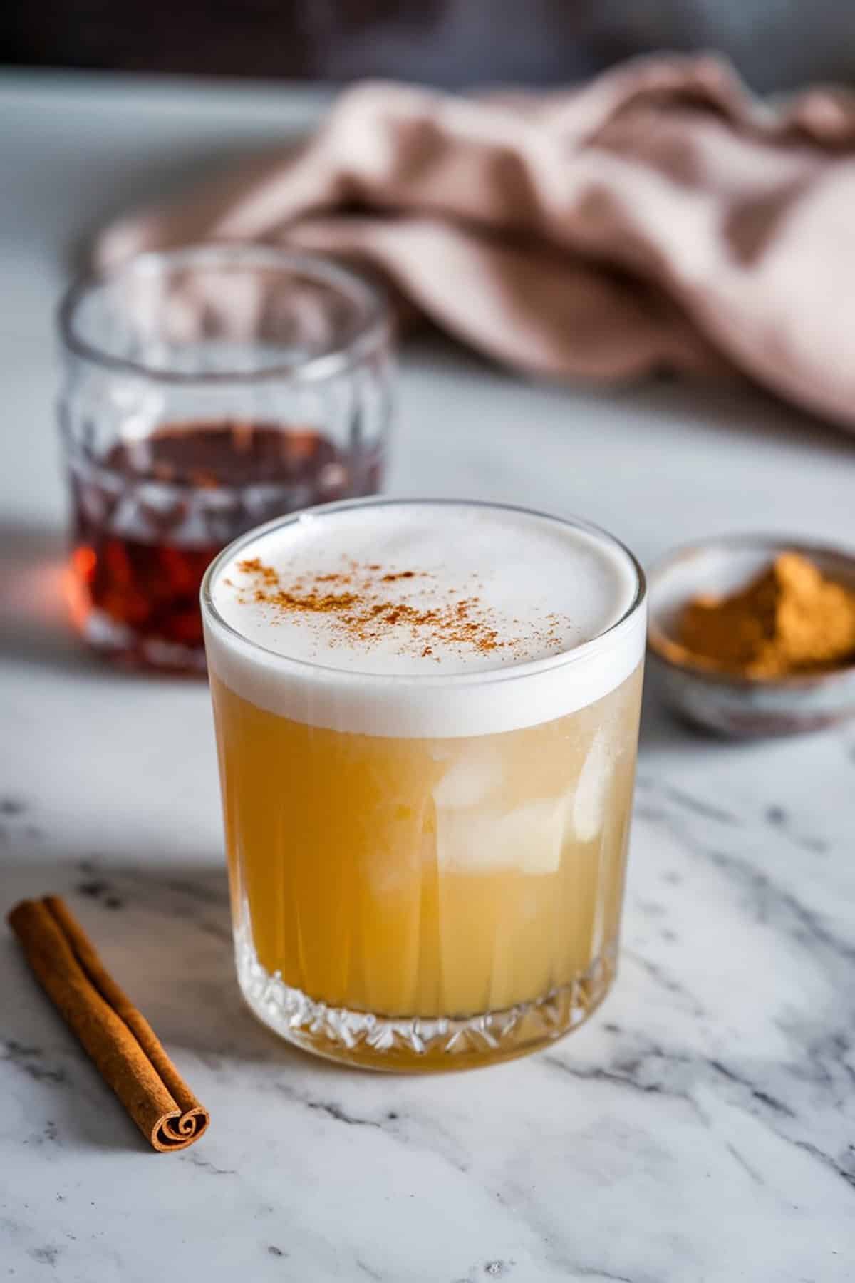 Cinnamon Whiskey Sour