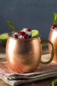 Cranberry Bourbon Mule