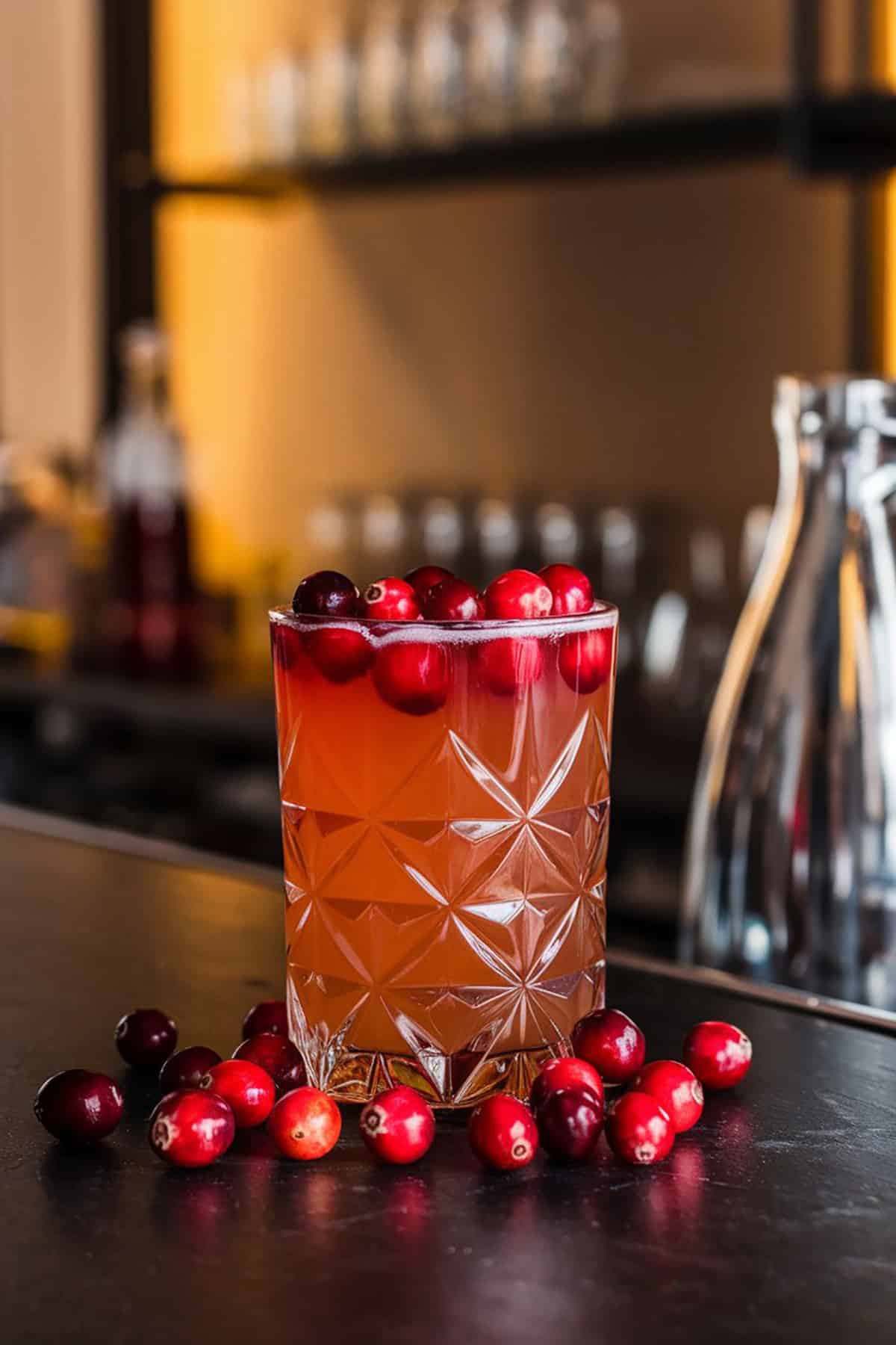 Cranberry Bourbon Sour