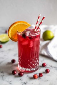 Cranberry Ginger Ale Spritzer