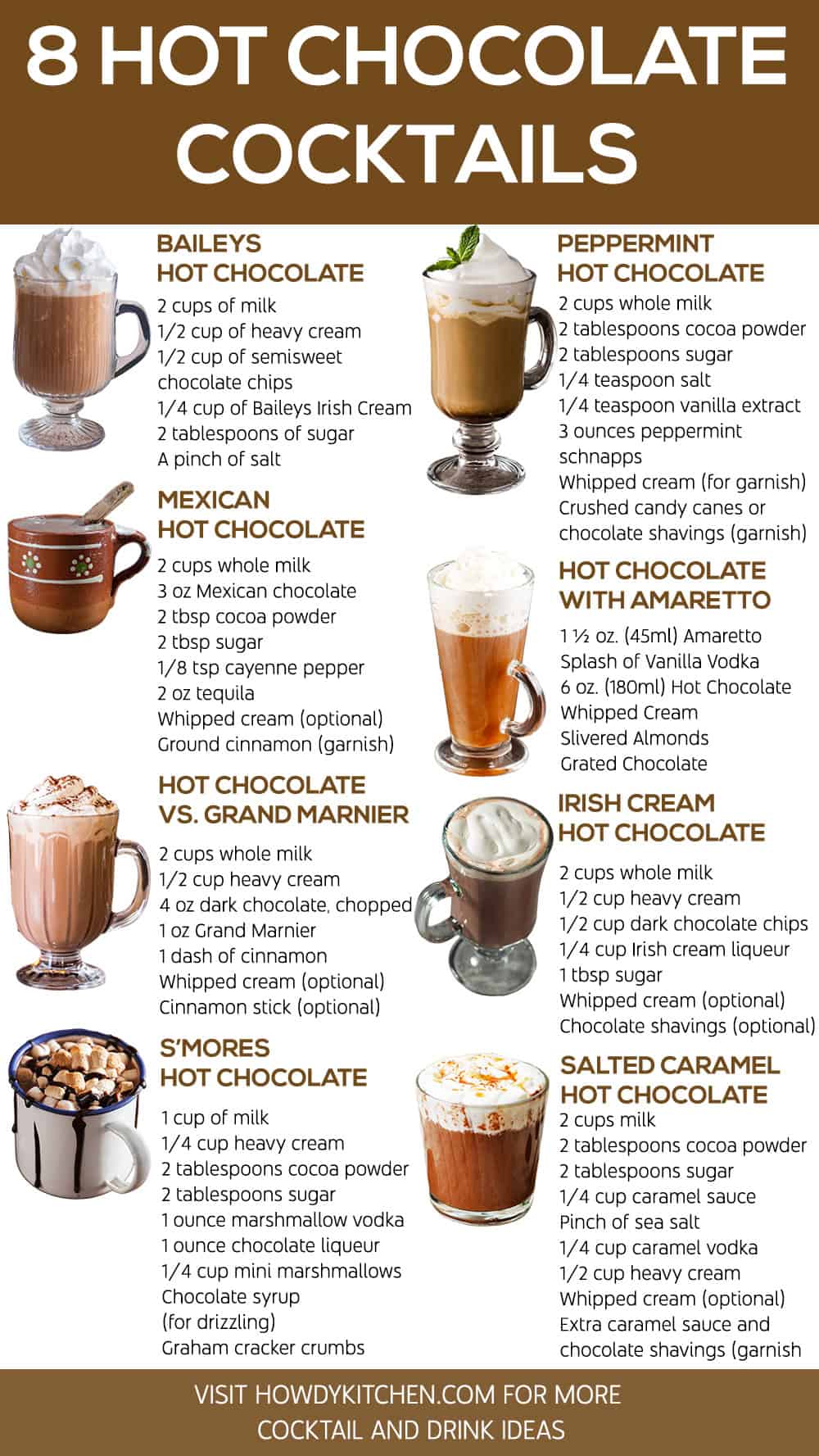 Hot Chocolate Cocktails Recipes