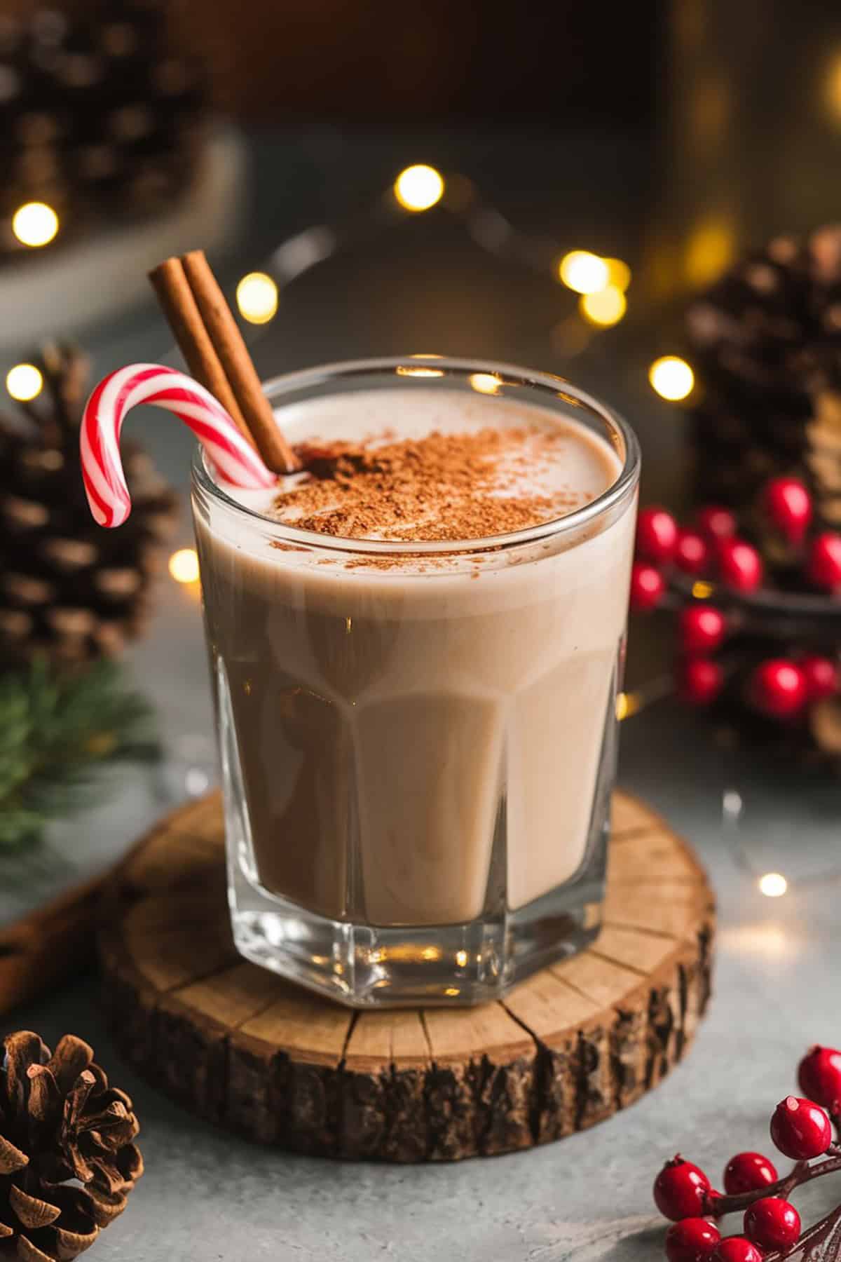 Peppermint Eggnog