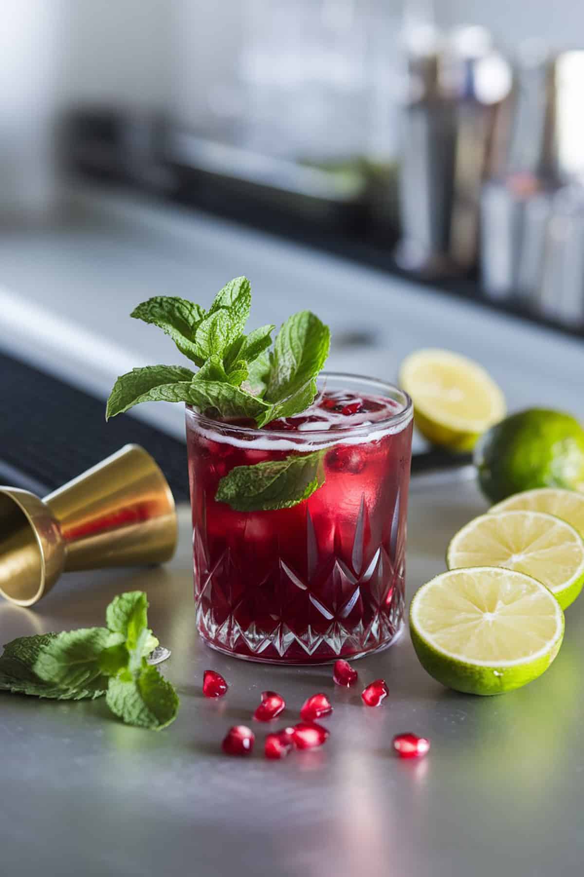 Spiced Pomegranate Margarita