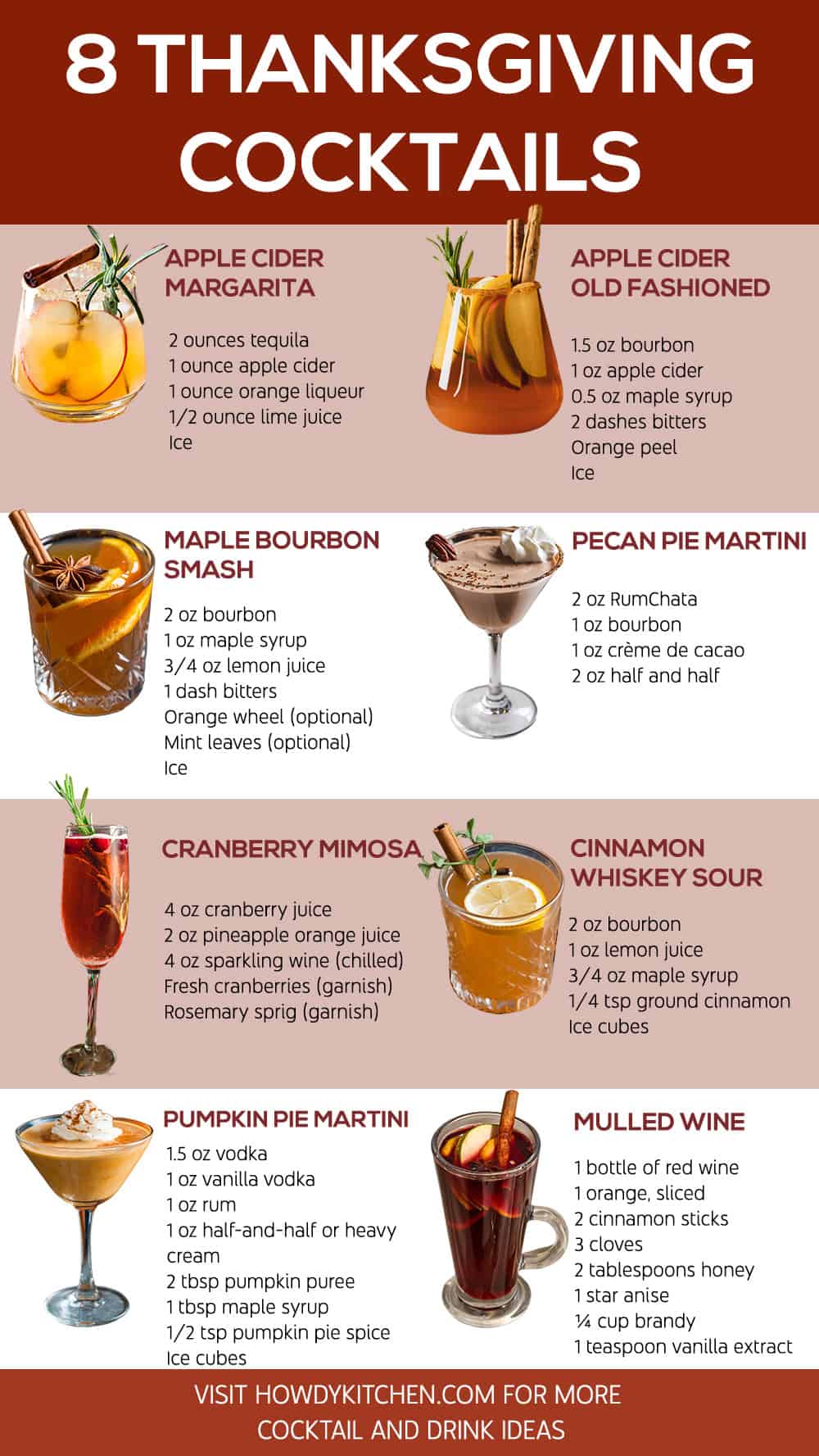 Thanksgiving Cocktails Recipes