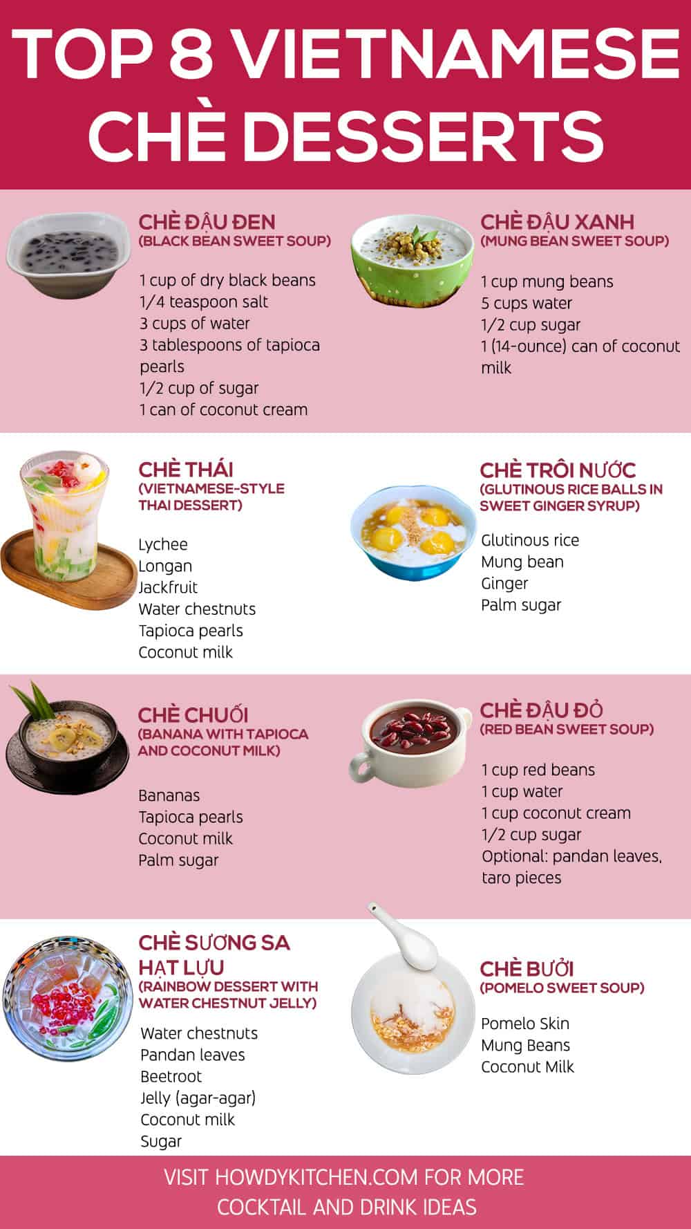 Vietnamese Chè Desserts