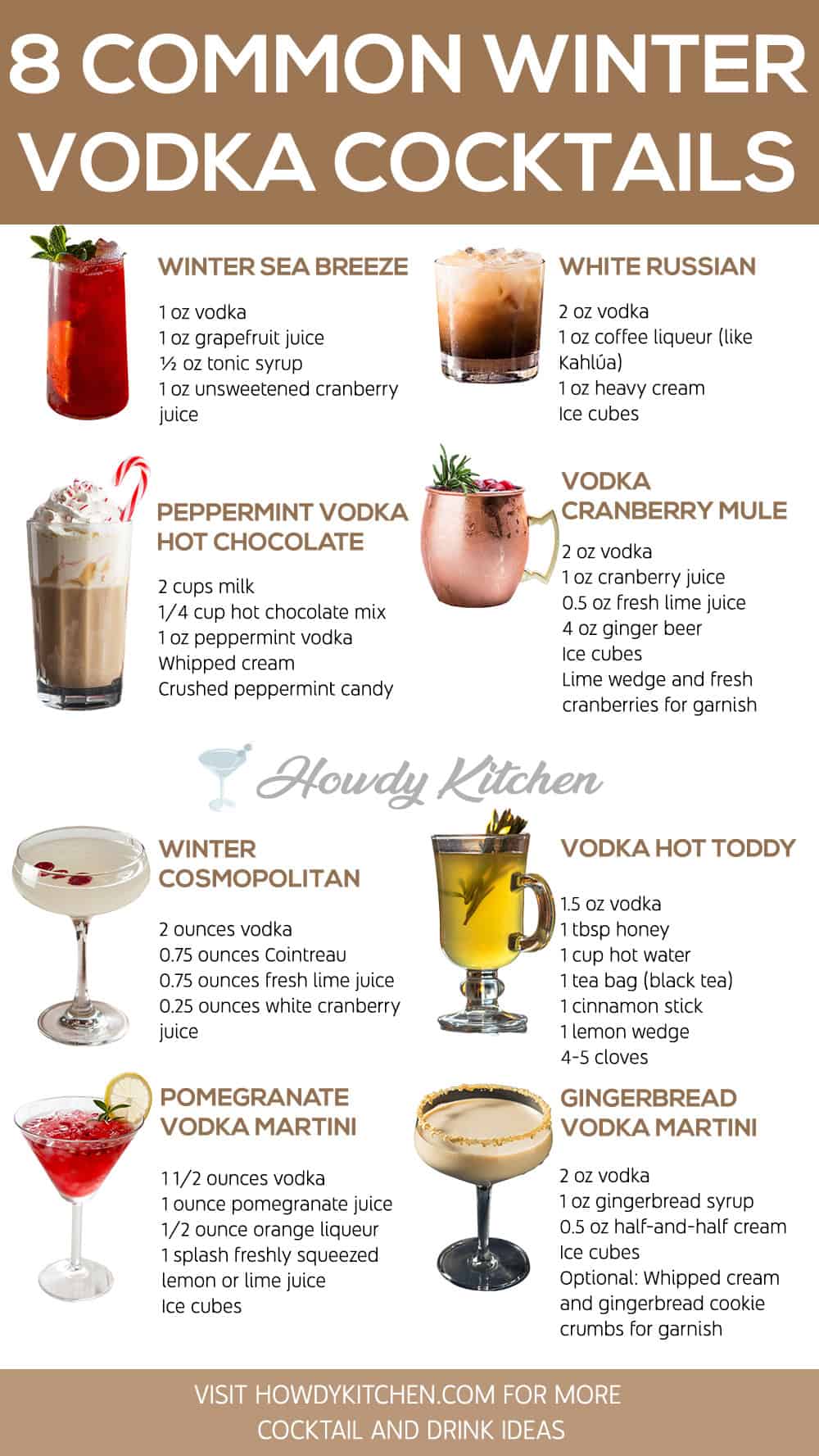 Winter Vodka Cocktails Recipes