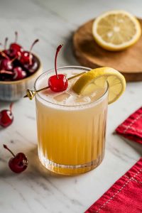 winter rum sour