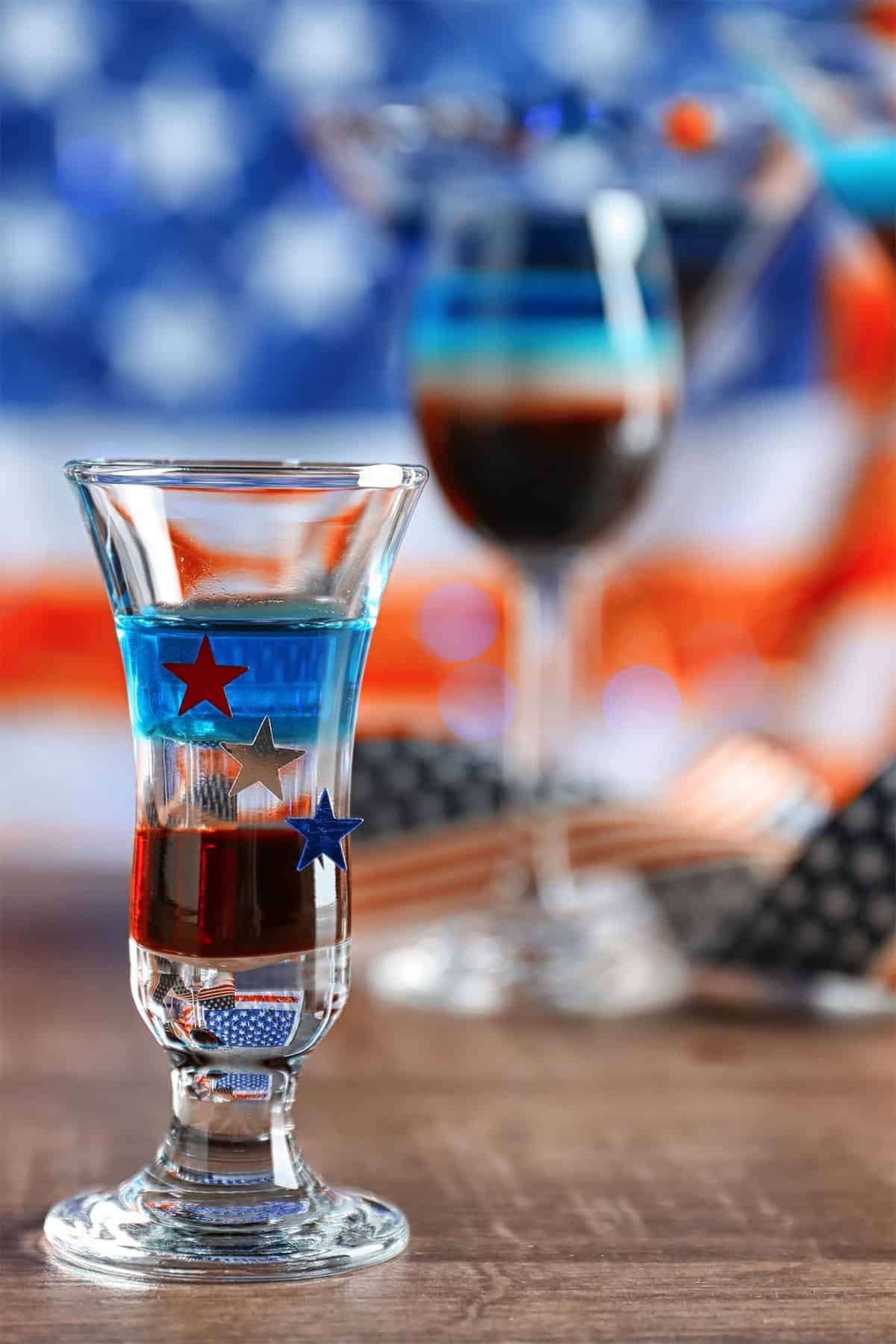 American Flag Shot