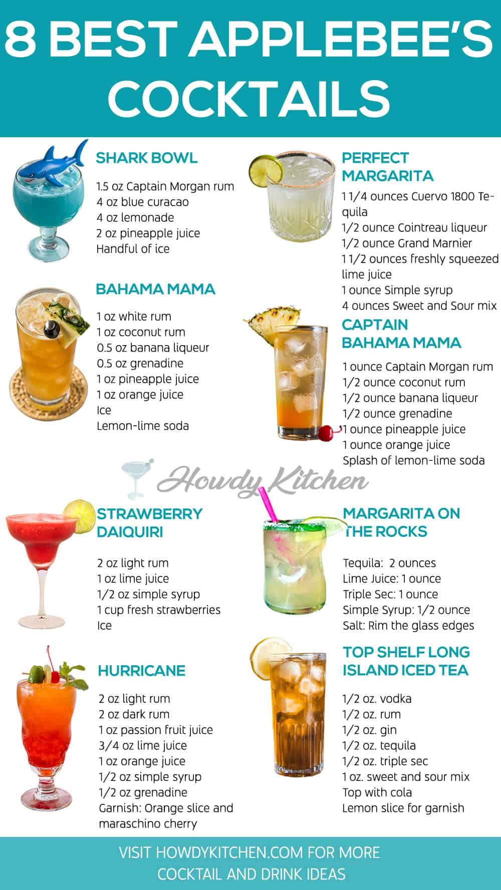 Applebee Cocktails Recipes