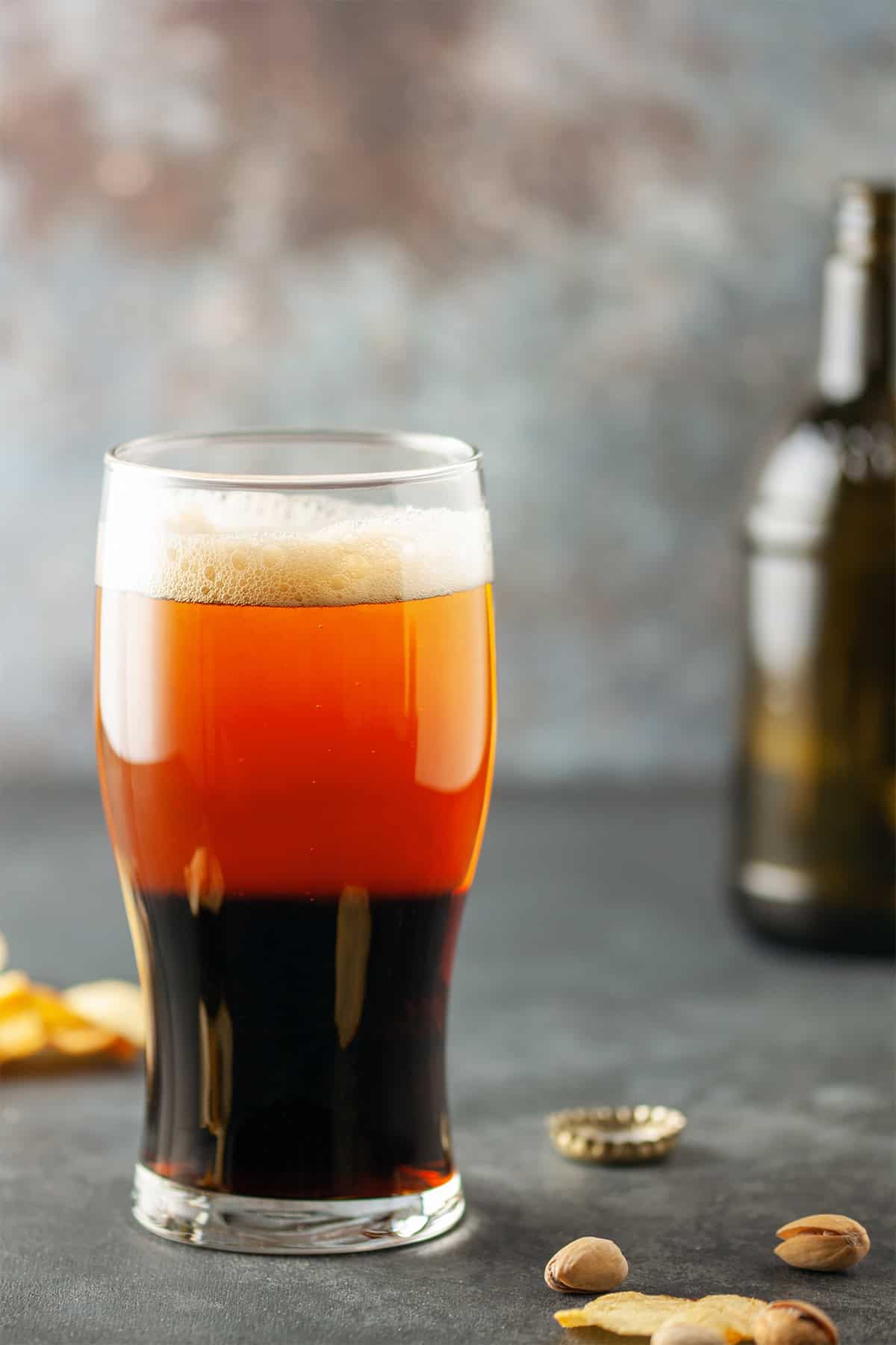 Black And Tan cocktail