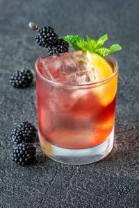 Blackberry Whiskey Smash