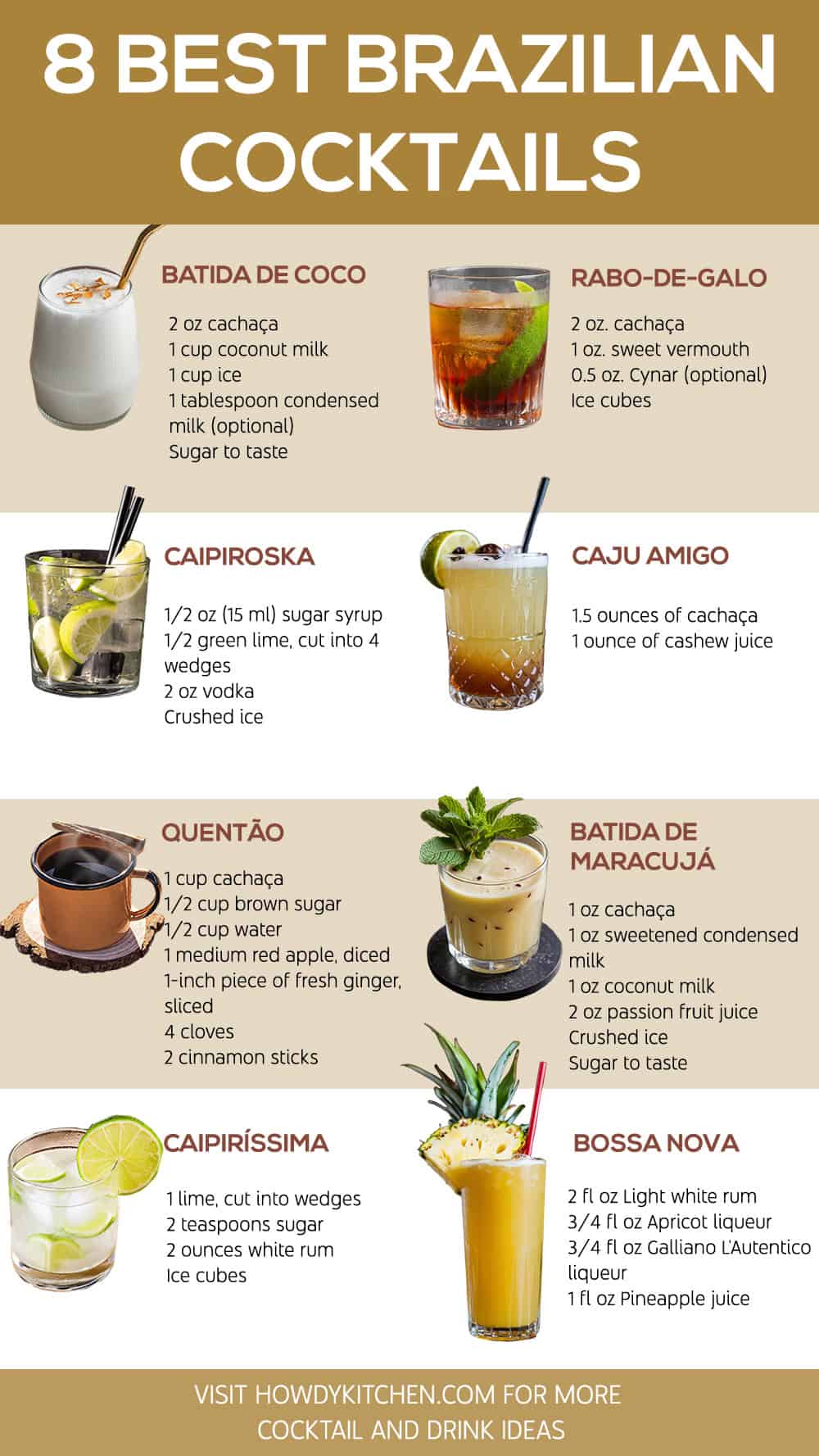 Brazilian Cocktails Recipes