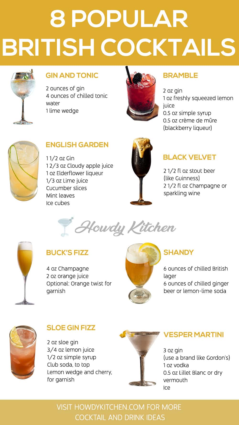 British Cocktails Recipes