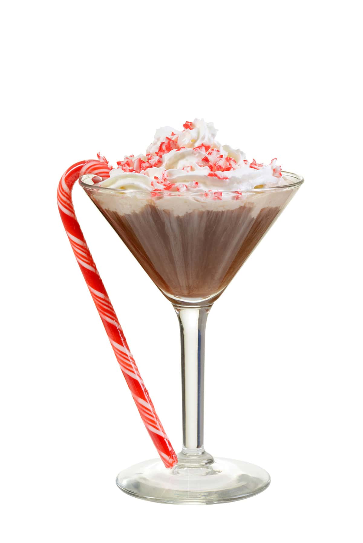 Candy Cane Vodka Martini