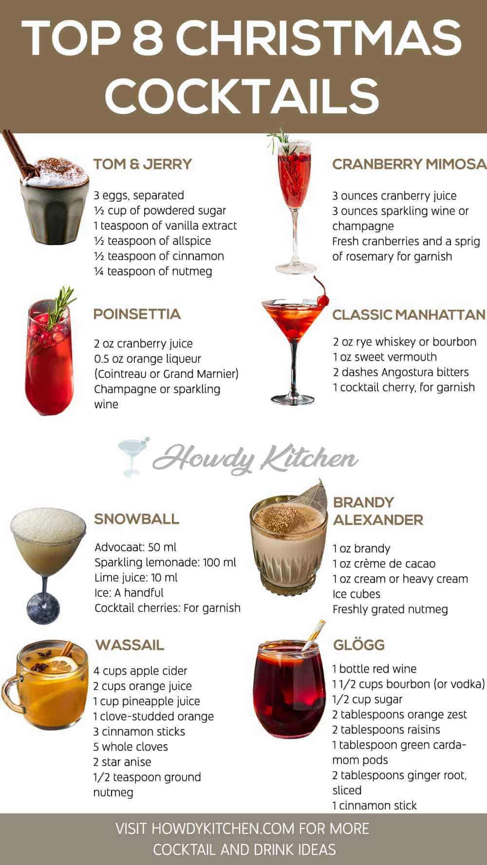 Christmas cocktails Recipes