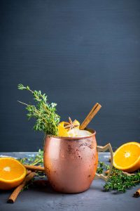 Cinnamon Whiskey Mule