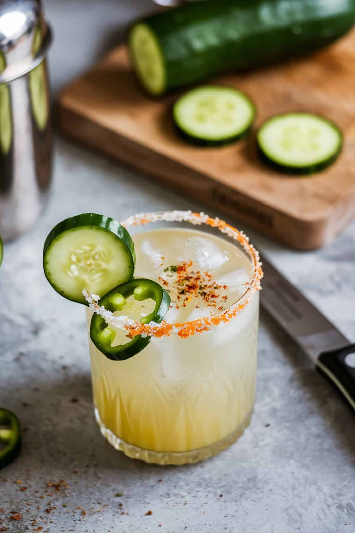 Cucumber Jalapeño Margarita