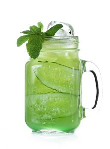 Cucumber Mint Rum Spritz