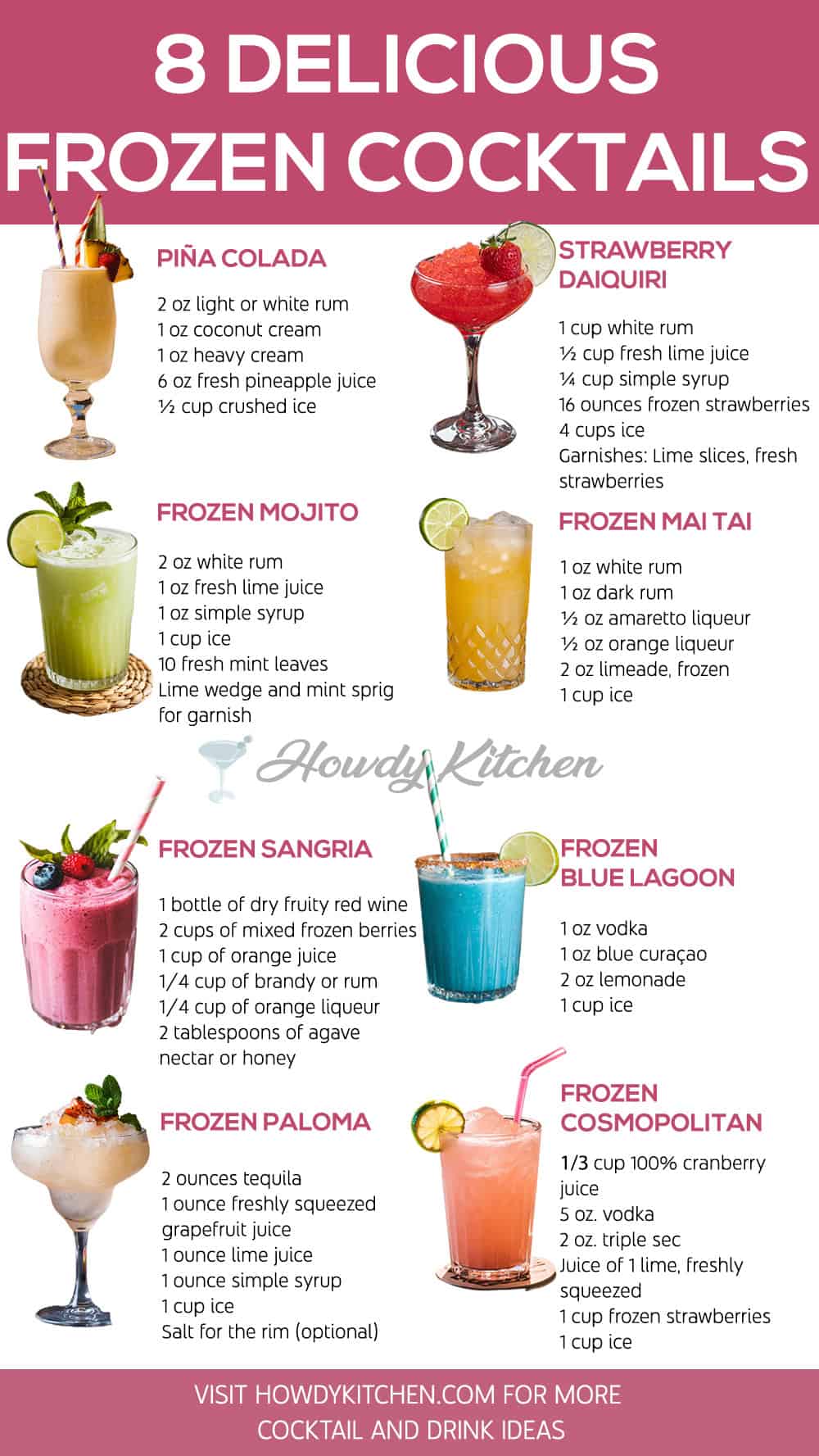 Frozen Cocktails Recipes