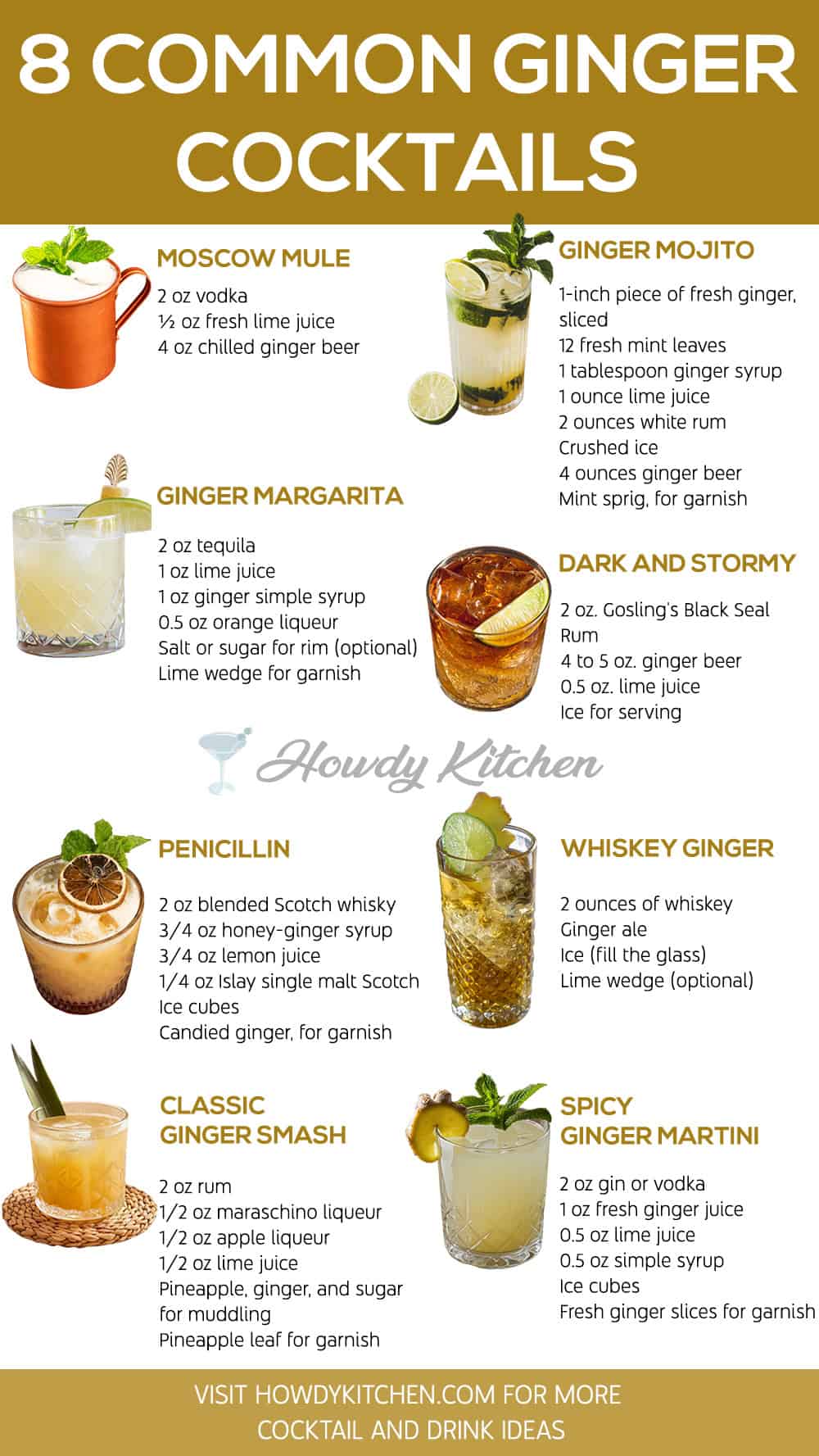 Ginger Cocktails Recipes