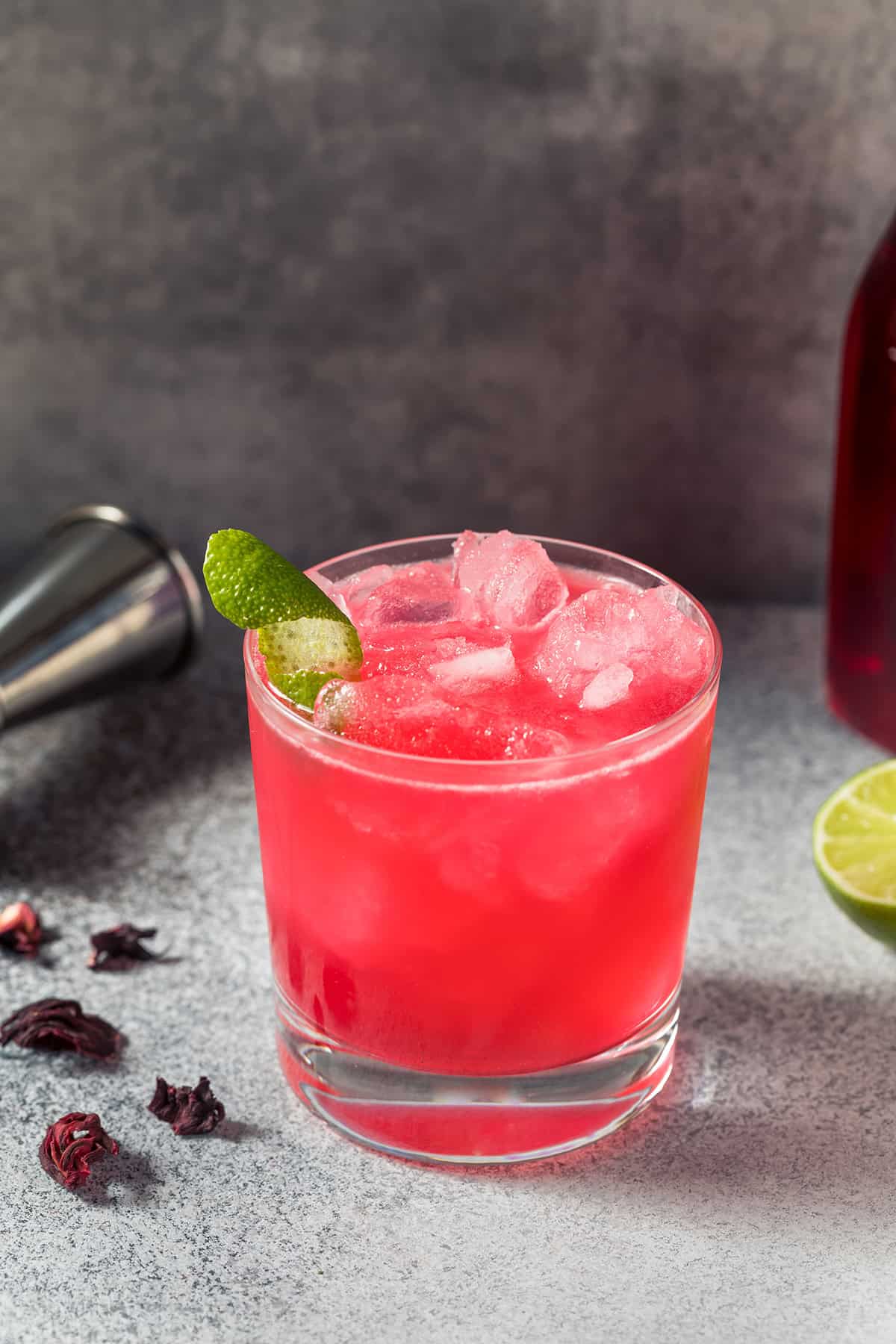 Hibiscus Gin Sour