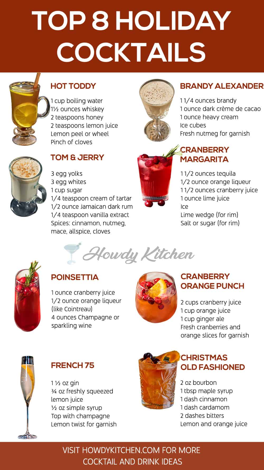 Holiday Cocktails Recipes