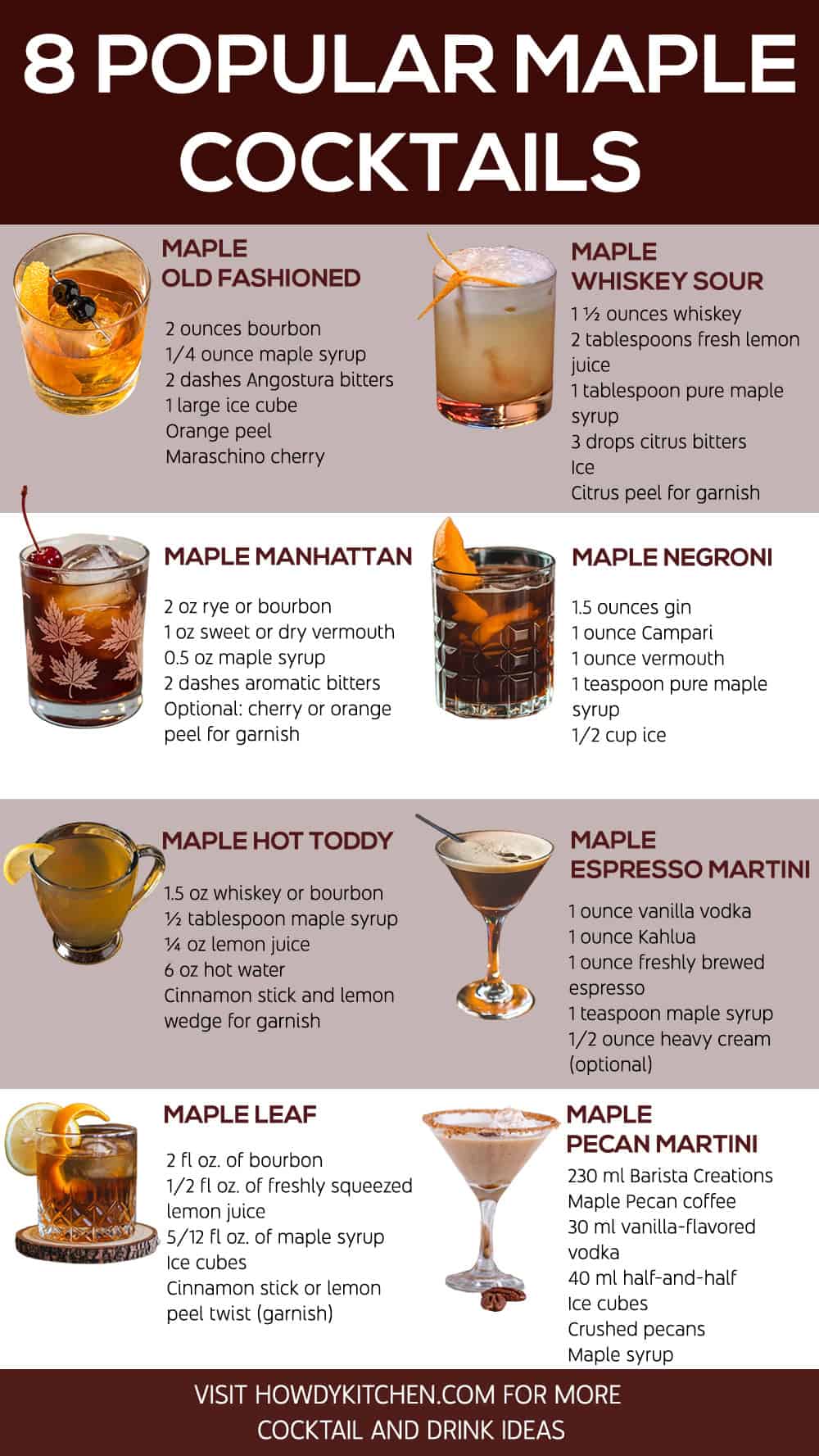 Maple Cocktails Recipes