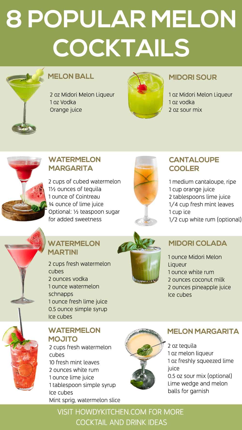 Melon Cocktails Recipes