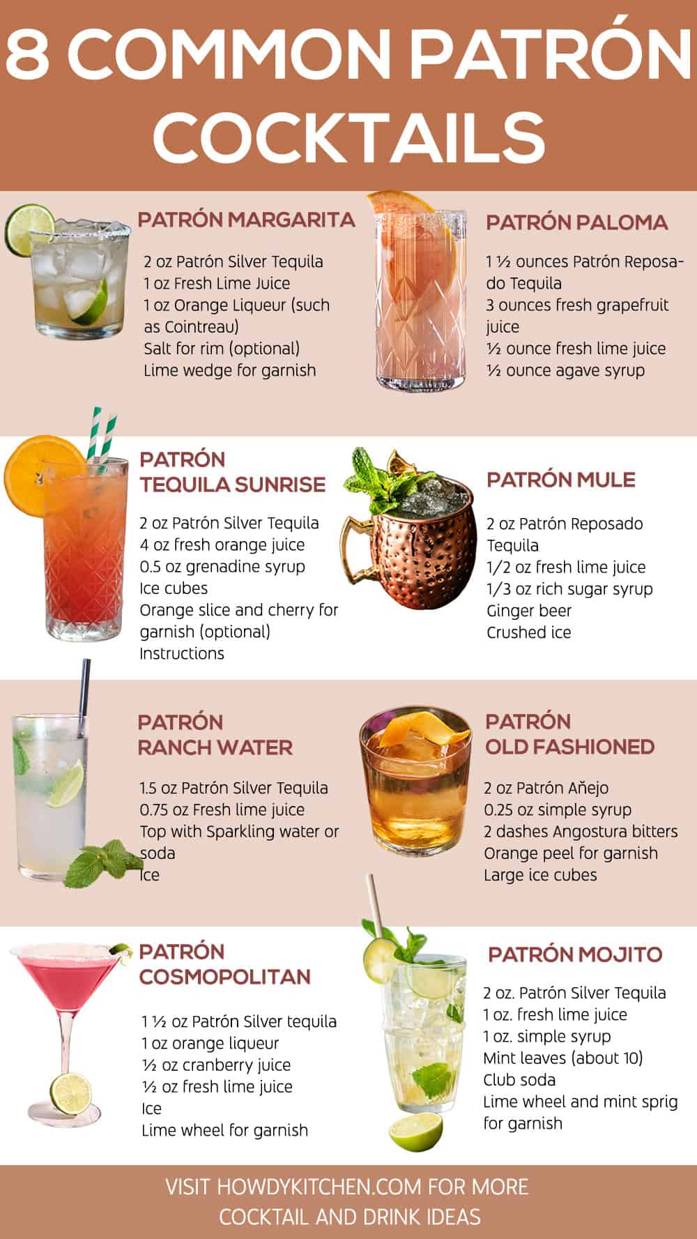 Patrón Cocktails Recipes