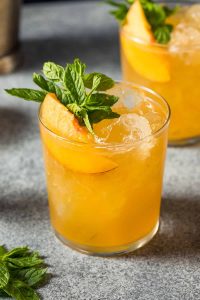 Peach Bourbon Smash