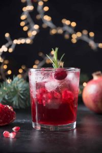 Pomegranate Vodka Spritzer