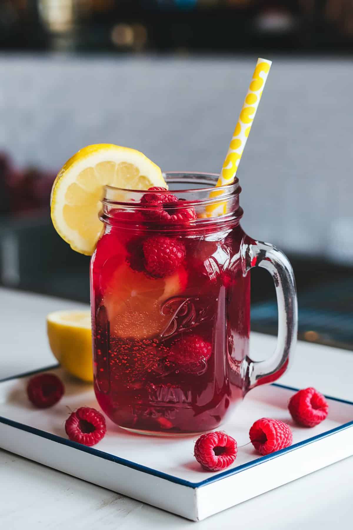 Raspberry Lemonade Spritzer