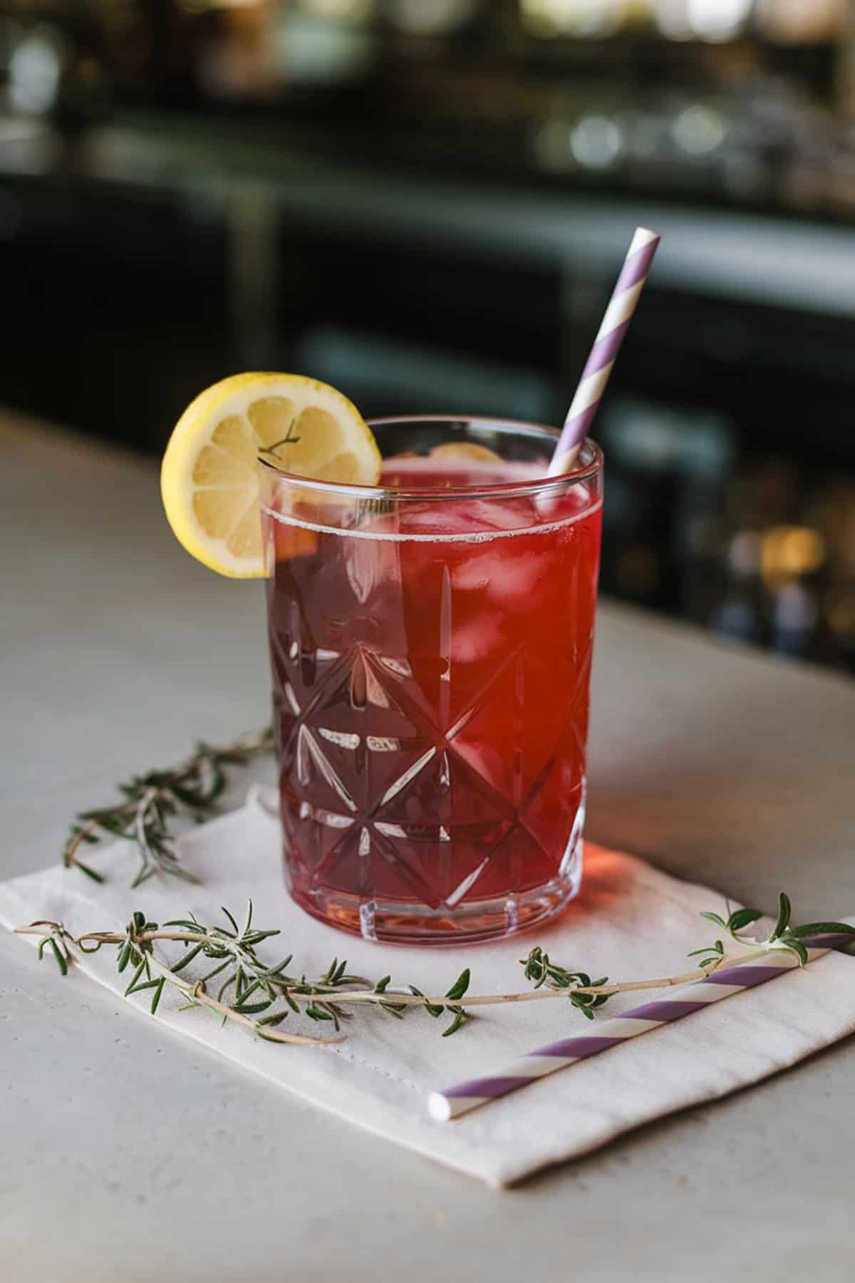 Red Wine Spritzer