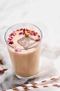 Rose Cardamom Latte