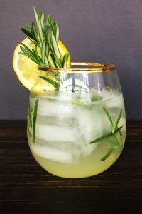 Rosemary Gin Fizz