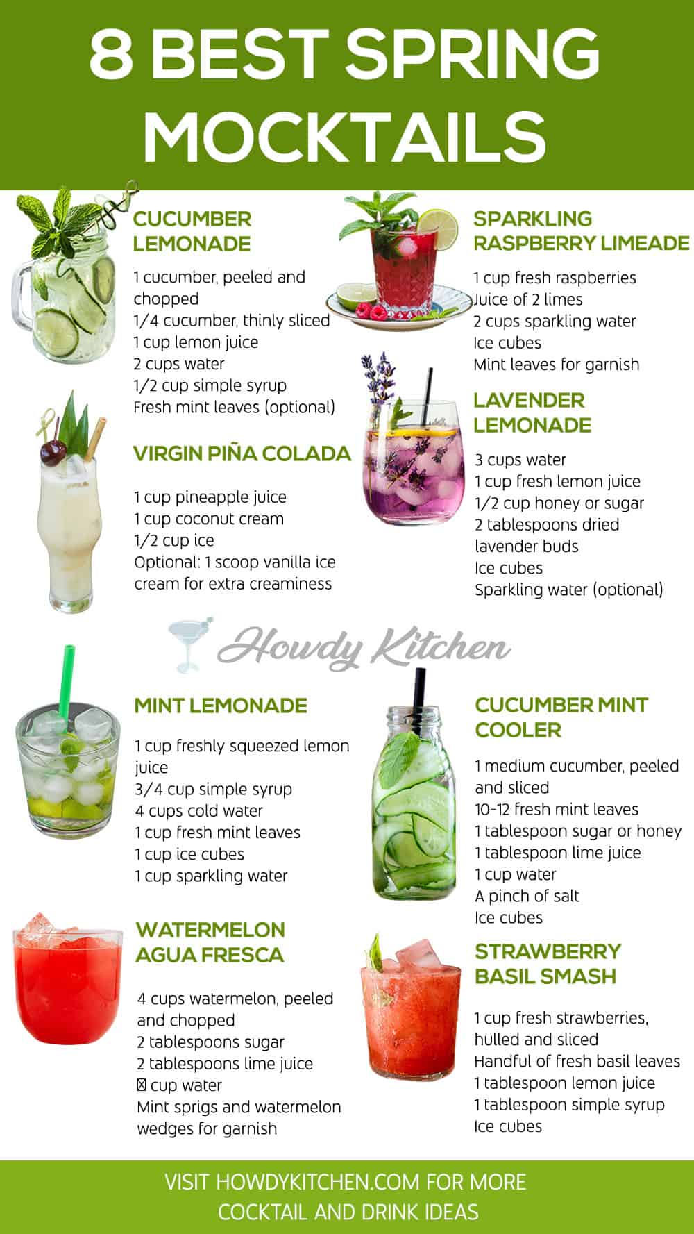 Spring Mocktails Recipes