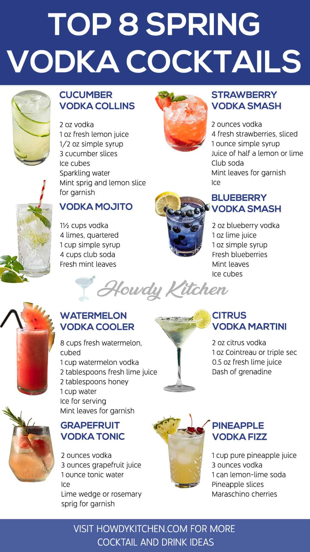 Spring Vodka Cocktails Recipes