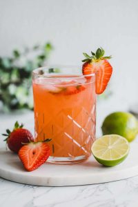 Strawberry Rum Smash