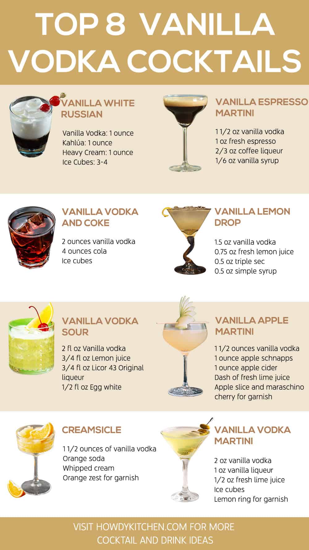 Vanilla Vodka Cocktails Recipes