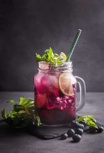 Blueberry Lemonade Mojito
